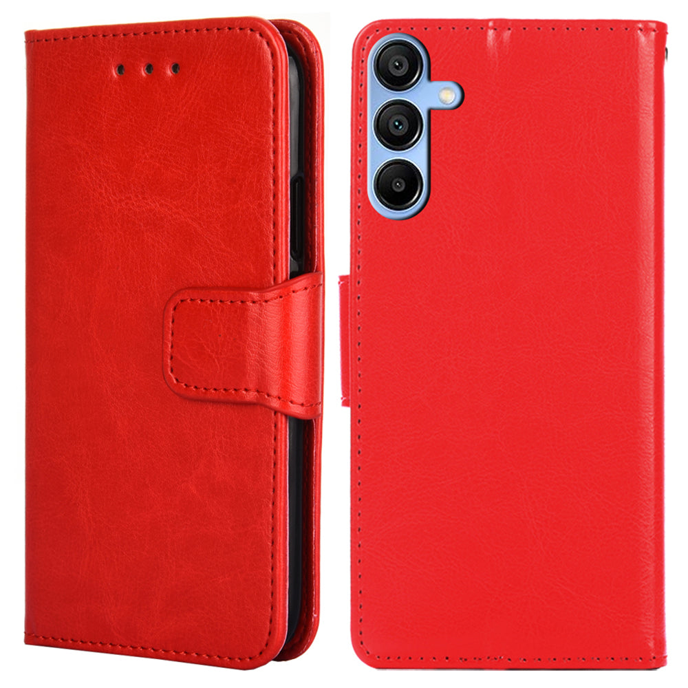 For Samsung Galaxy A15 4G / 5G Leather Case Phone Cover with Wallet Stand - Sapphire For Samsung Galaxy A15 4G / 5G Leather Case Phone Cover with Wallet Stand - Sapphire